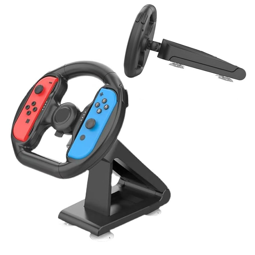 Amazon | FTWIND Joy-Con ハンドル Switch用 回転式ステアリング